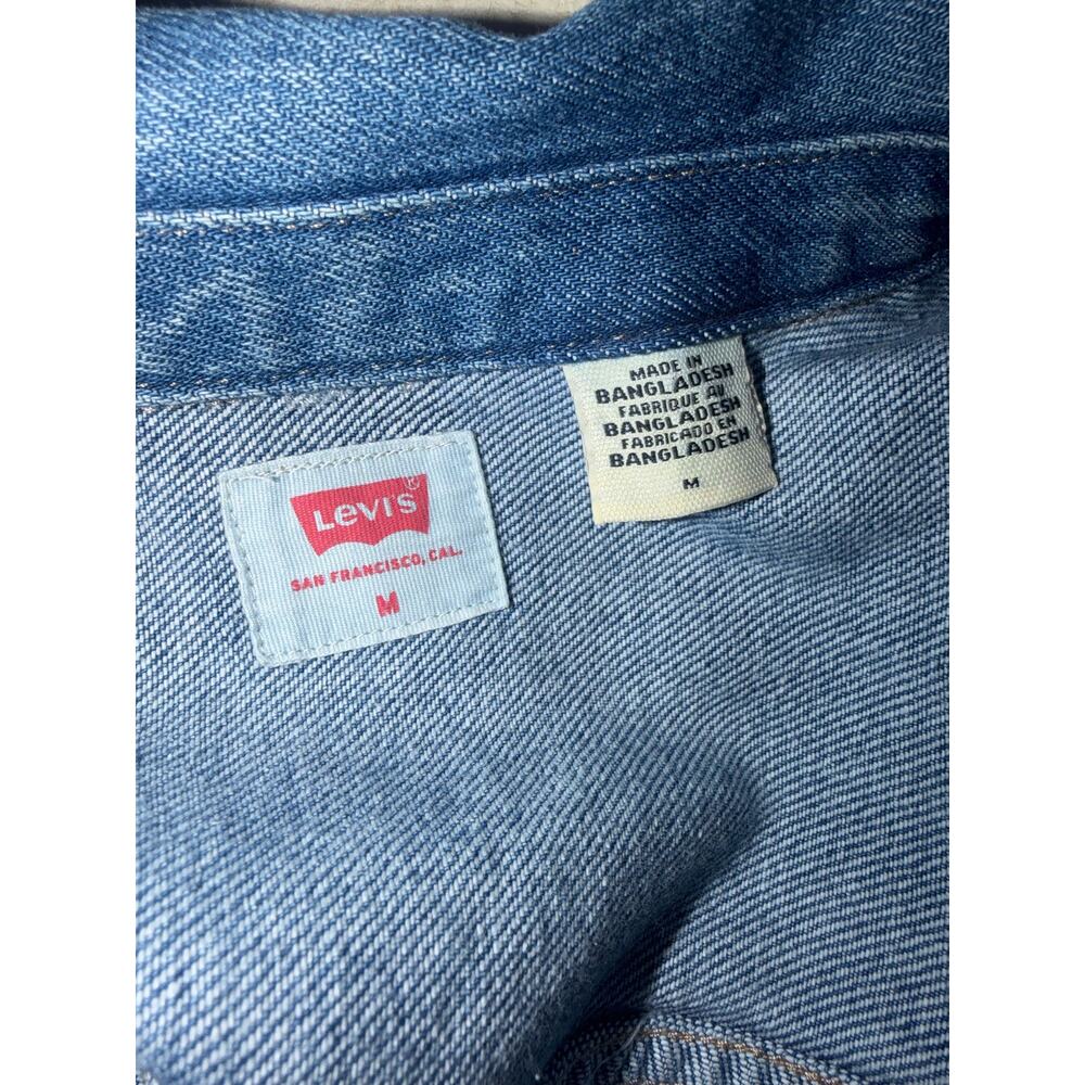 Levi’s Strauss women’s blue denim long sleeve dress - Picture 14 of 16